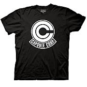 Dragon Ball Z Capsule Corp. Black T-Shirt